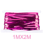 party fringe foil curtain, view 4 - MRSLM