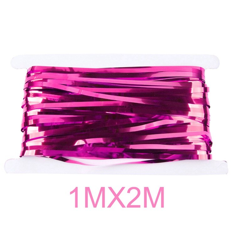 party fringe foil curtain, view 4 - MRSLM