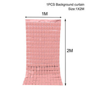 party fringe foil curtain, view 6 - MRSLM
