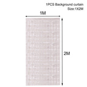 party fringe foil curtain, view 7 - MRSLM