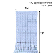 party fringe foil curtain, view 14 - MRSLM