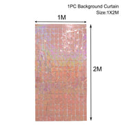 party fringe foil curtain, view 18 - MRSLM