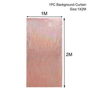 party fringe foil curtain, view 19 - MRSLM