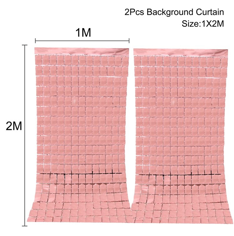 party fringe foil curtain, view 22 - MRSLM