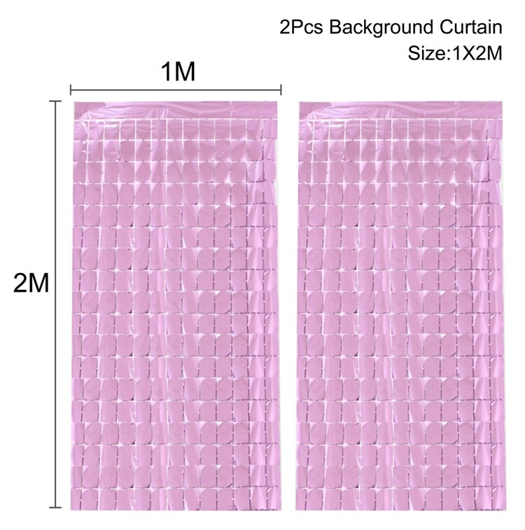 party fringe foil curtain, view 24 - MRSLM