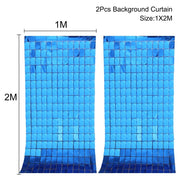 party fringe foil curtain, view 25 - MRSLM