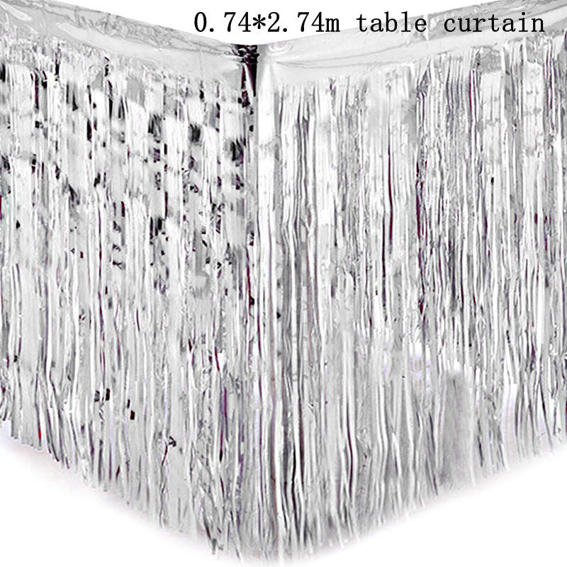 party fringe foil curtain, view 26 - MRSLM