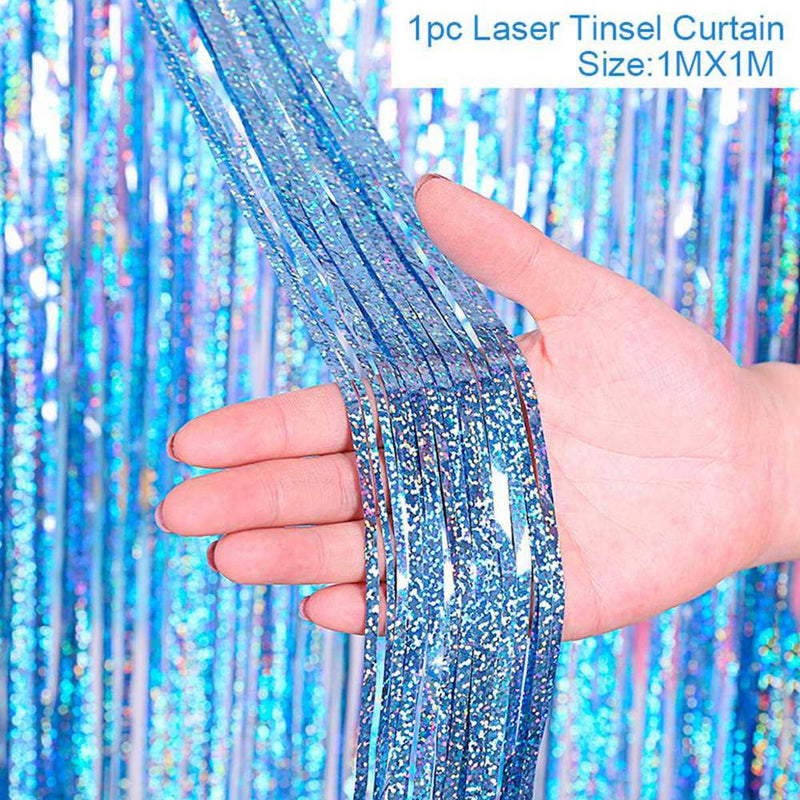 party fringe foil curtain, view 28 - MRSLM