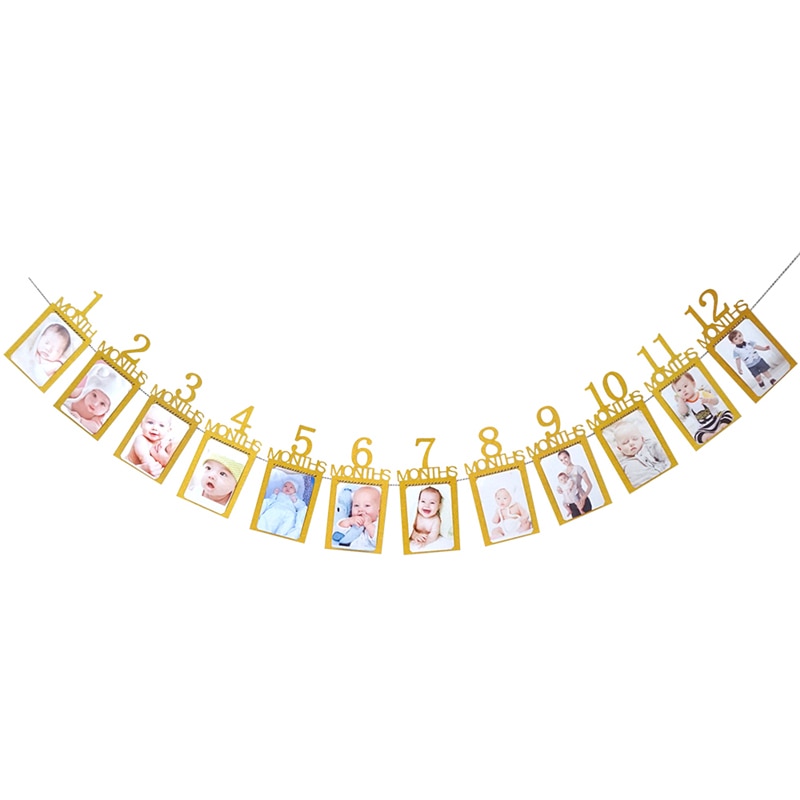 baby first birthday photo banner, view 10 - MRSLM
