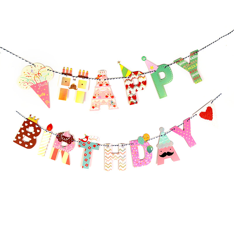 Happy Birthday banner 200 cm - MRSLM