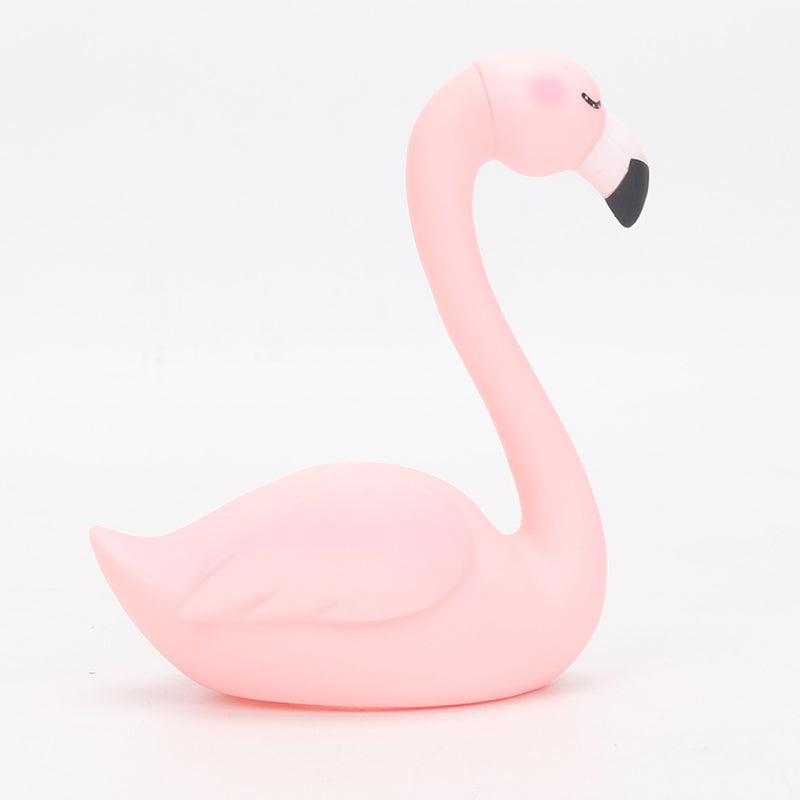pink flamingo cake topper, view 3 - MRSLM