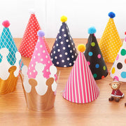 birthday party cone hats, view 3 - MRSLM