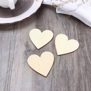 Heart shaped wooden decorations, view 4 - MRSLM