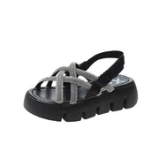casual beach platform sandals, view 3 - MRSLM