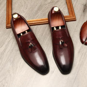 Men's cowhide business wedding shoes, view 2 - MRSLM