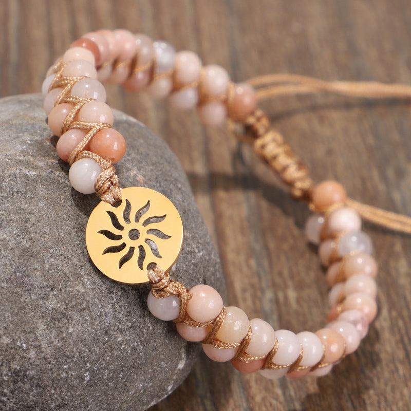 double layer hand-woven stone bracelet - MRSLM