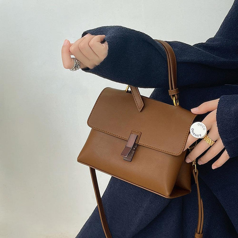 retro peach wood shoulder bag, view 12 - MRSLM