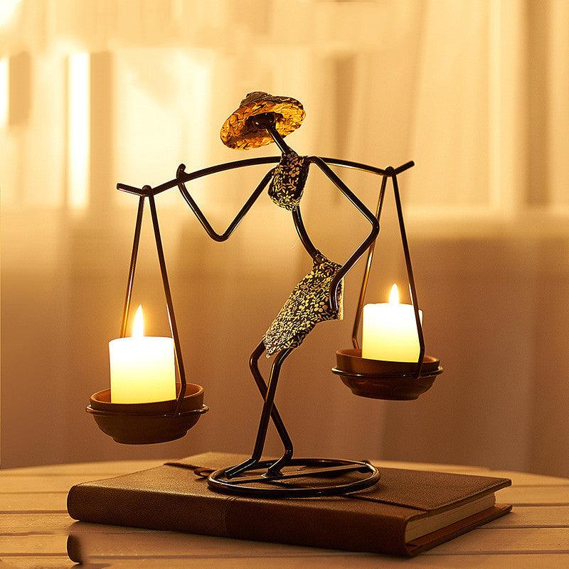 Wrought iron candlestick - MRSLM