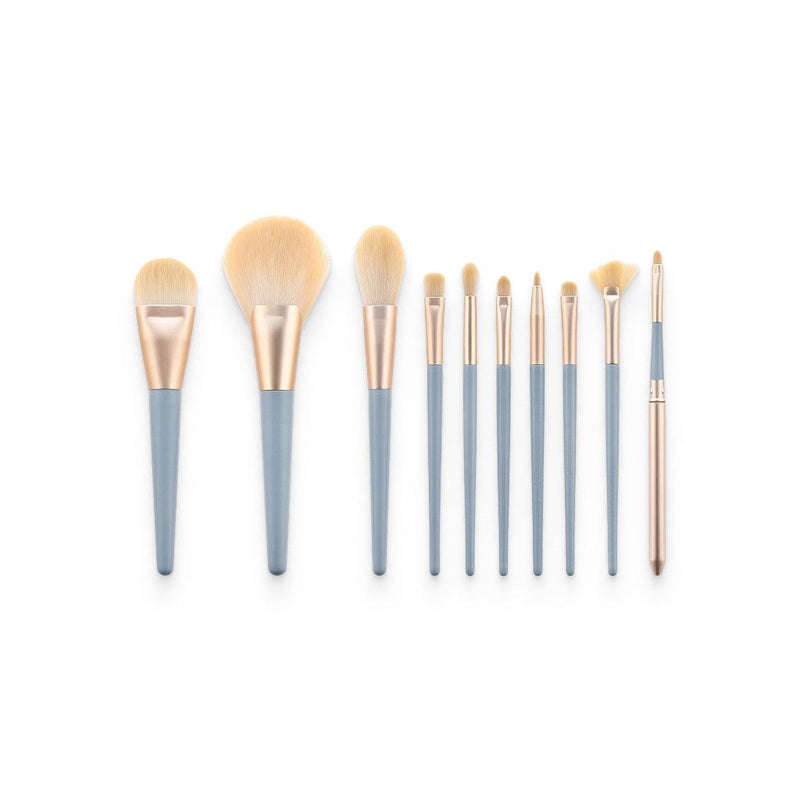 10-piece makeup brush set - MRSLM