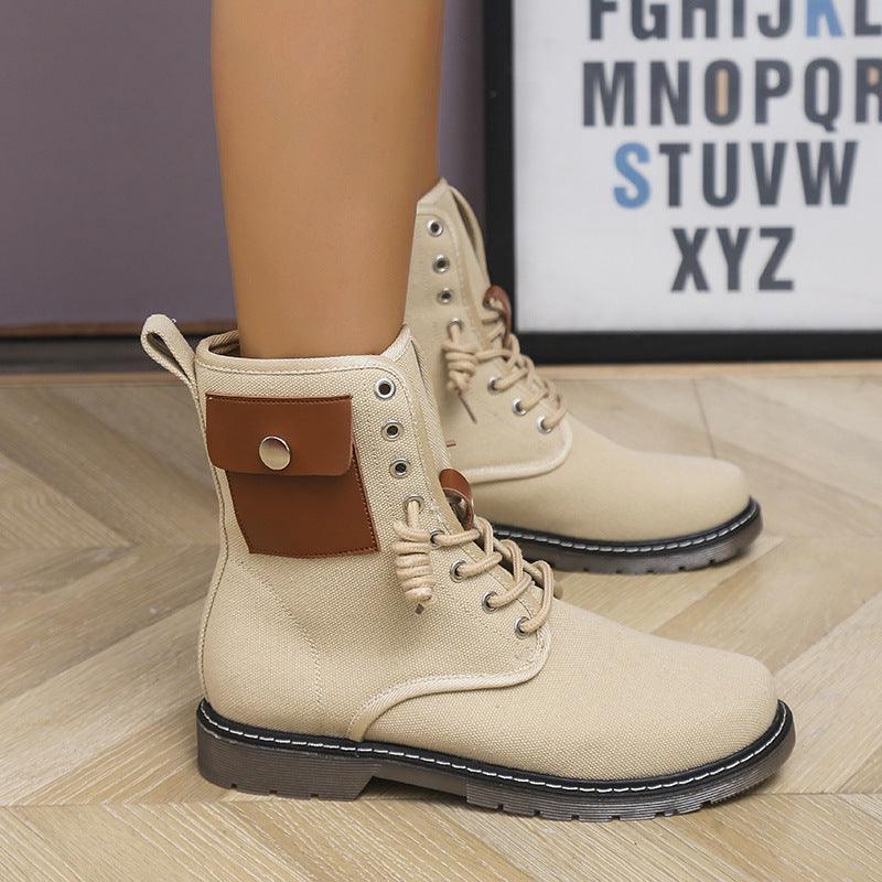 autumn and winter short combat boots - MRSLM