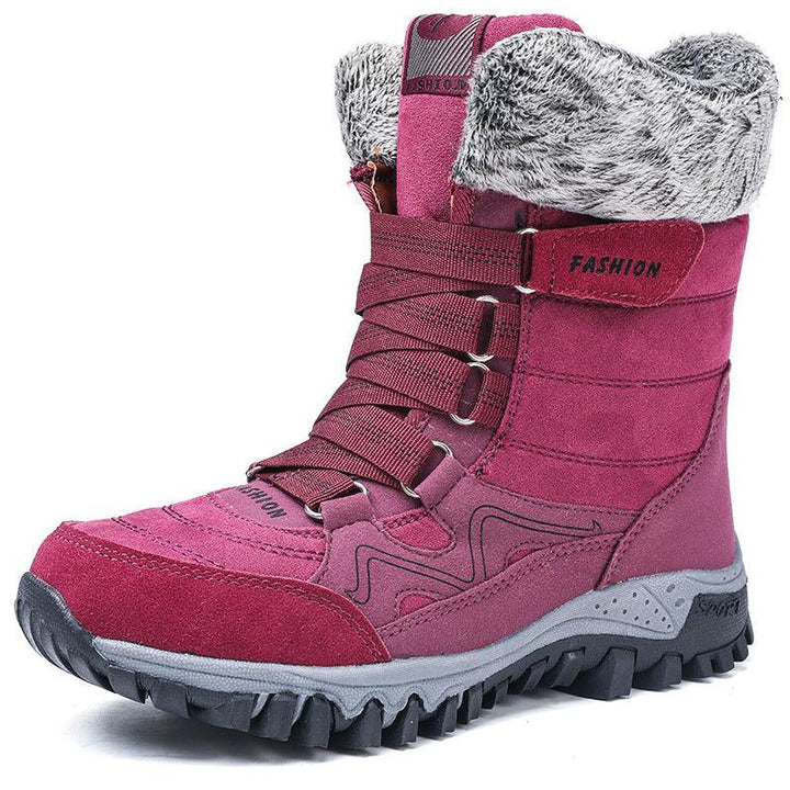 Snow boots high-top plus velvet padded non-slip cotton boots - MRSLM