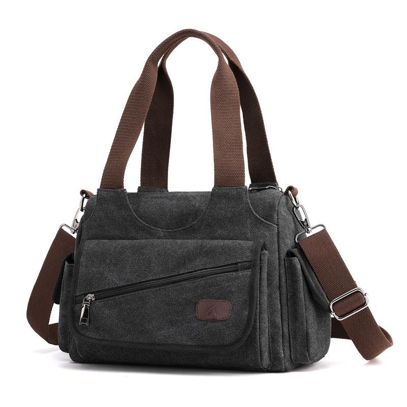 casual canvas shoulder bag, view 4 - MRSLM