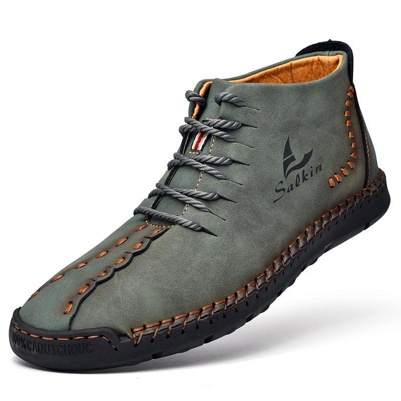 Men's casual microfiber boots, view 2 - MRSLM