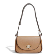 crossbody half round lock flap bag, view 7 - MRSLM