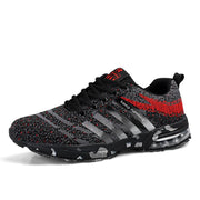 Men's flying woven mesh running shoes, view 6 - MRSLM