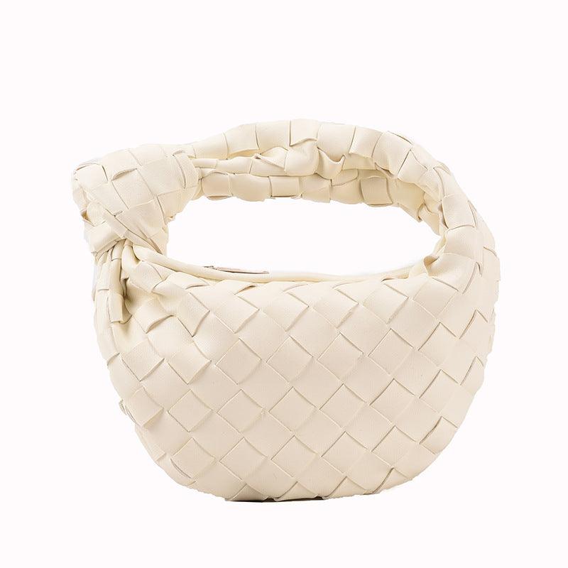 Woven Small Round Bag Solid Color Macarons - MRSLM