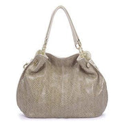 large snake print shoulder handbag, view 5 - MRSLM