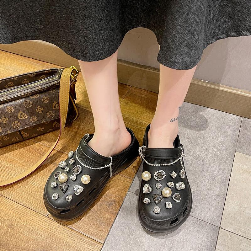Women's summer thick-soled slippers, view 2 - MRSLM