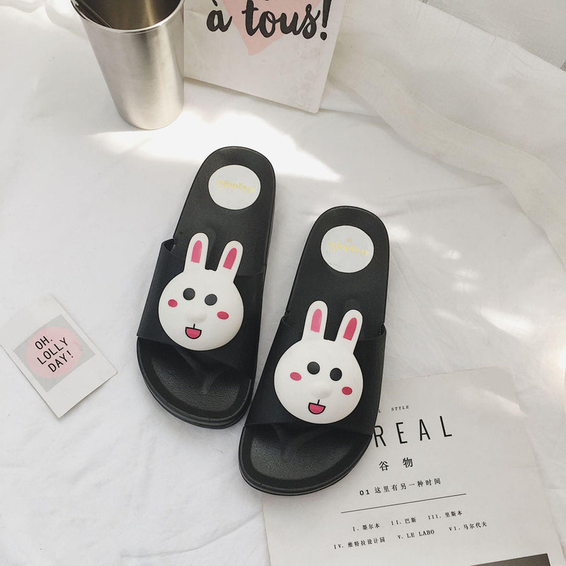 cute korean style anti-skid slippers, view 3 - MRSLM