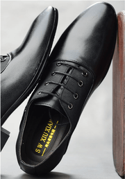 Men's business suit PU leather shoes, view 7 - MRSLM