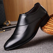 men's breathable business leather shoes, view 5 - MRSLM