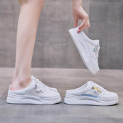 Women's thick-soled closed-toe mesh sandals - MRSLM
