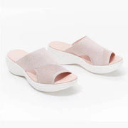 Women's fly woven platform sandals, view 4 - MRSLM