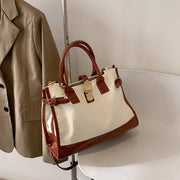 large canvas shoulder tote bag, view 8 - MRSLM