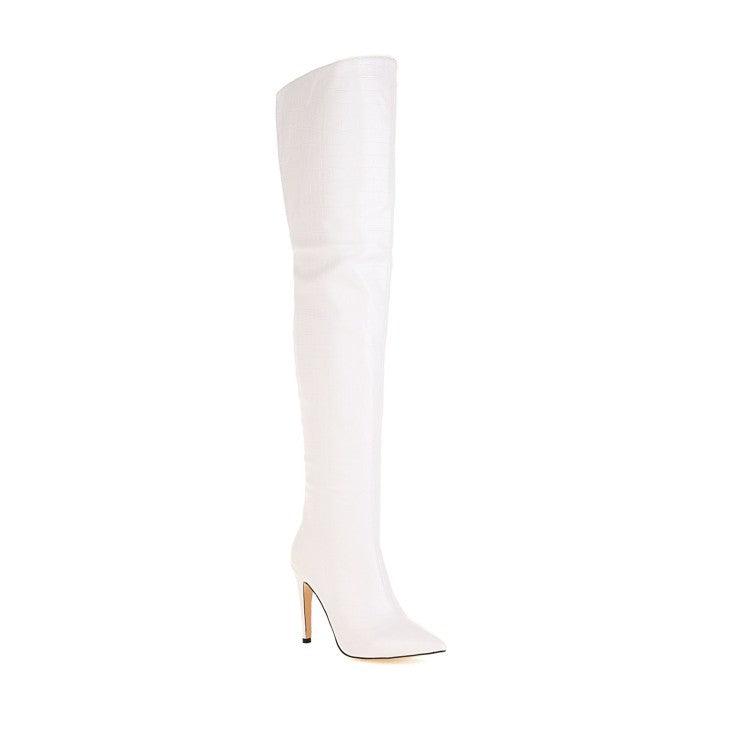 pointed over-the-knee boots, view 4 - MRSLM