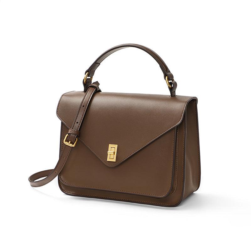 Fashion Retro Leather Handbag Women's - MRSLM