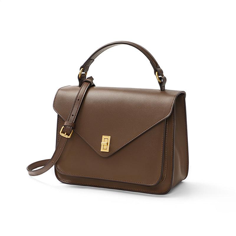 retro leather handbag for women, view 2 - MRSLM