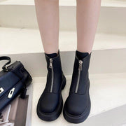 British style thick-soled thin boots - MRSLM
