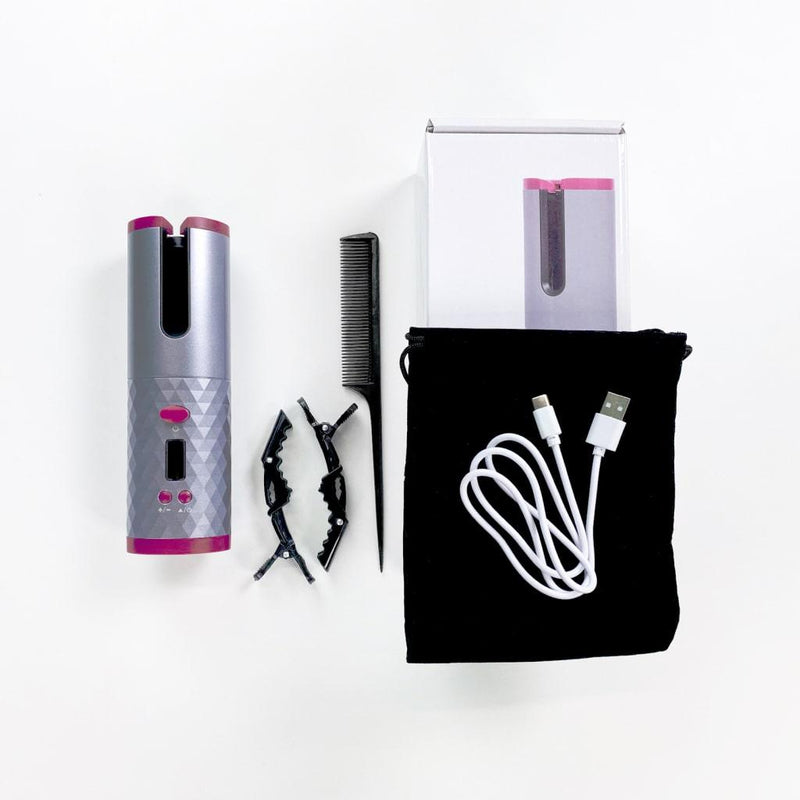 cordless auto ceramic hair curler, view 6 - MRSLM