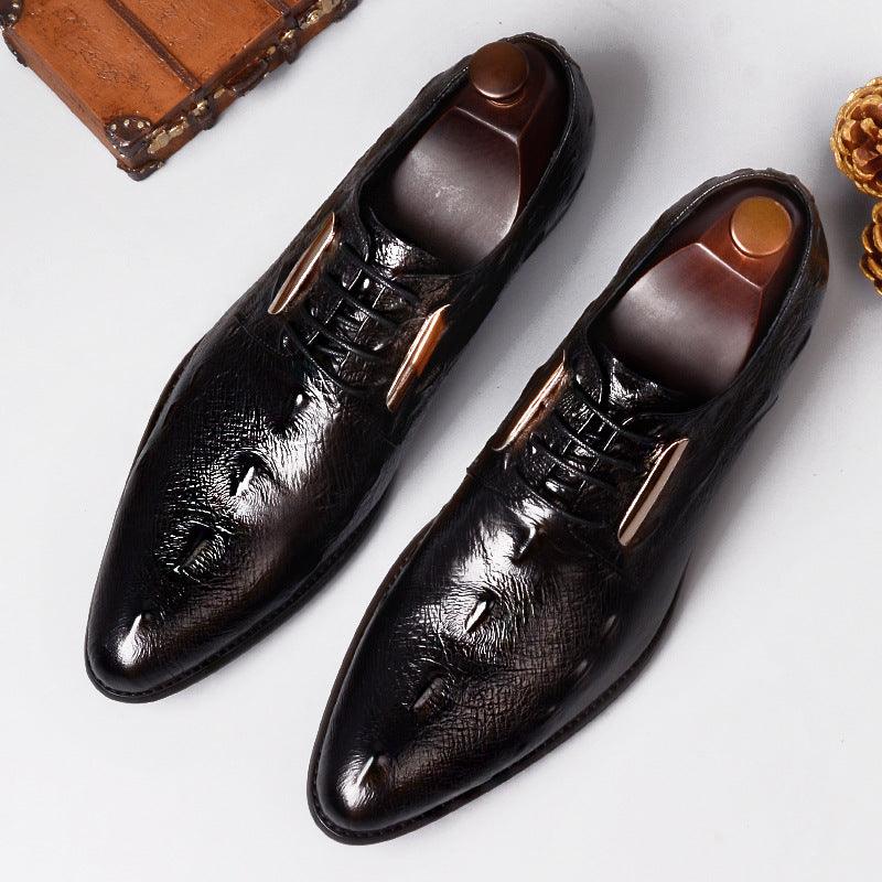 Men's crocodile design shoes, view 5 - MRSLM