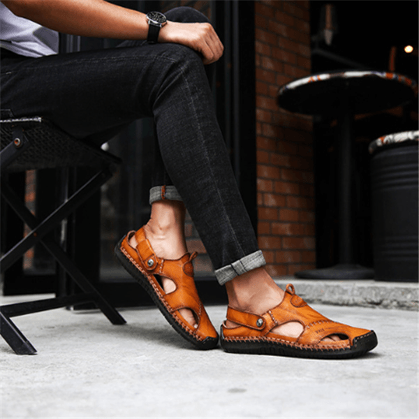 Closed toe casual sandals, view 2 - MRSLM