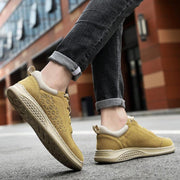 Men's casual mesh and suede sports shoes, view 3 - MRSLM