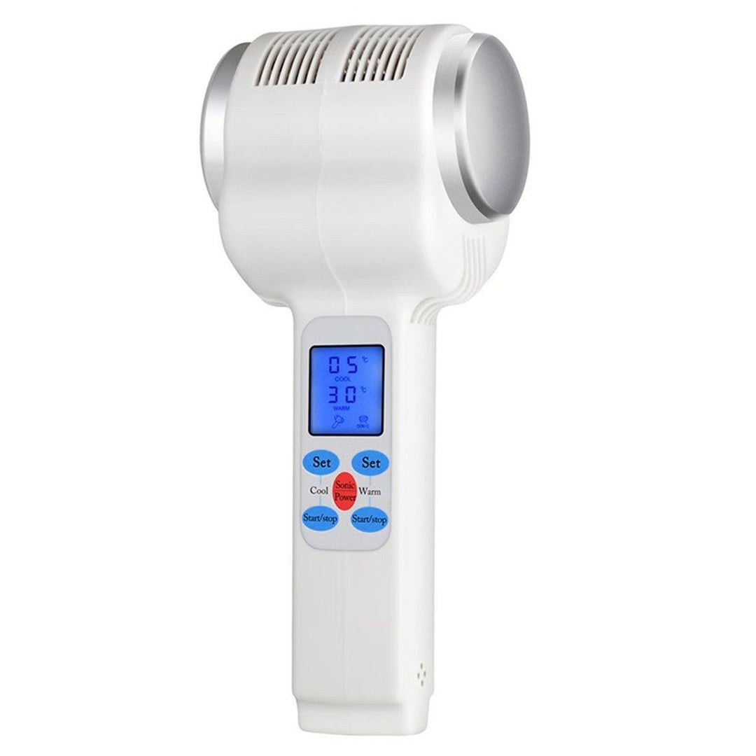 Ultrasonic Cryotherapy Hot Cold Hammers Lymphatic Ultrasound Body Face Massager - MRSLM