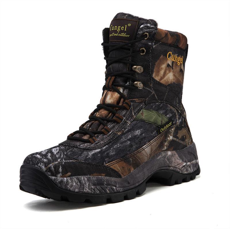 men's camouflage high-top martin boots, view 5 - MRSLM