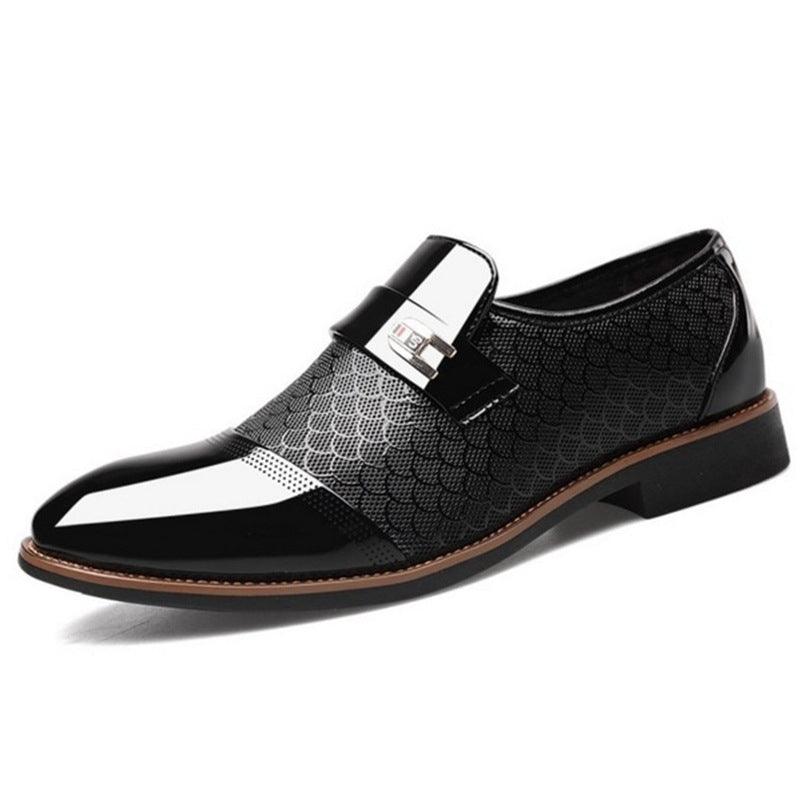 New embossed men's leather shoes - MRSLM