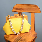 Wooden clip messenger bag, view 6 - MRSLM